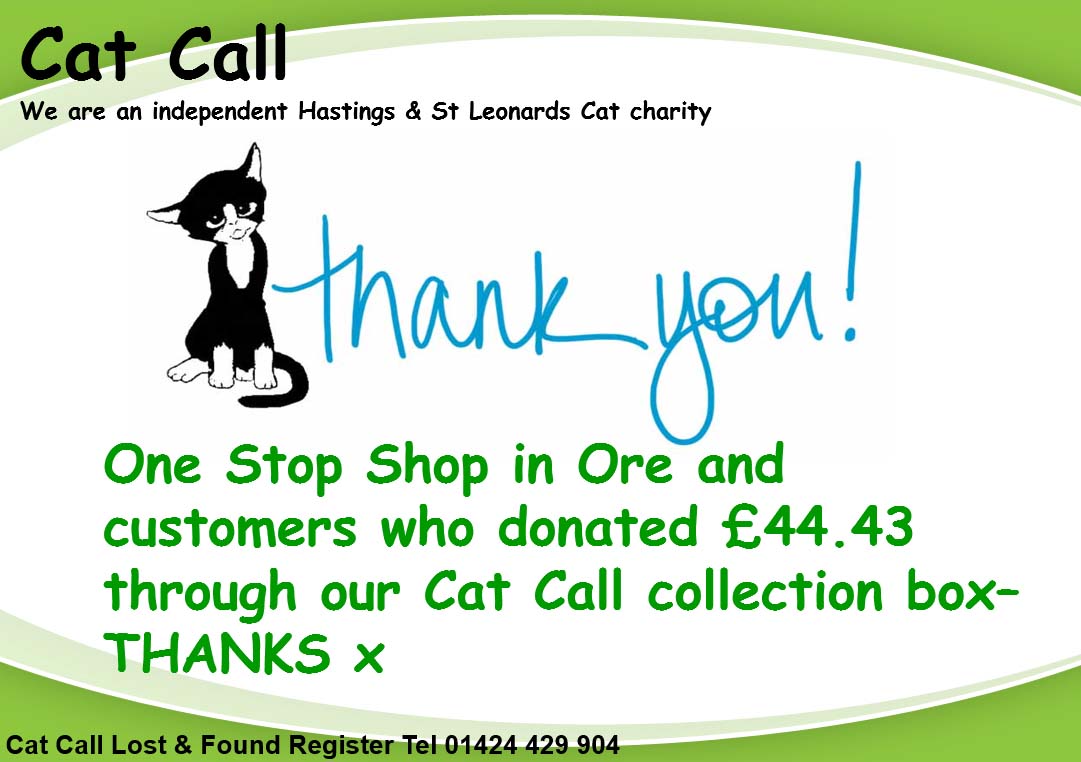 Thank you One Stop Shop Ore