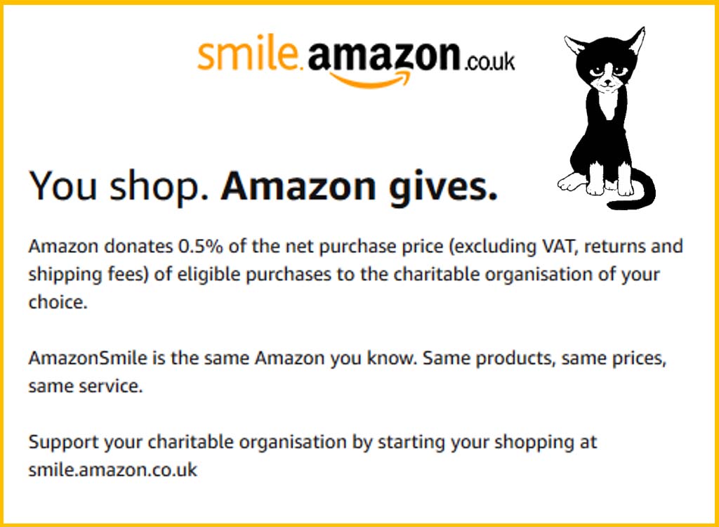 Support Cat Call Charity by Using Amazon Smile