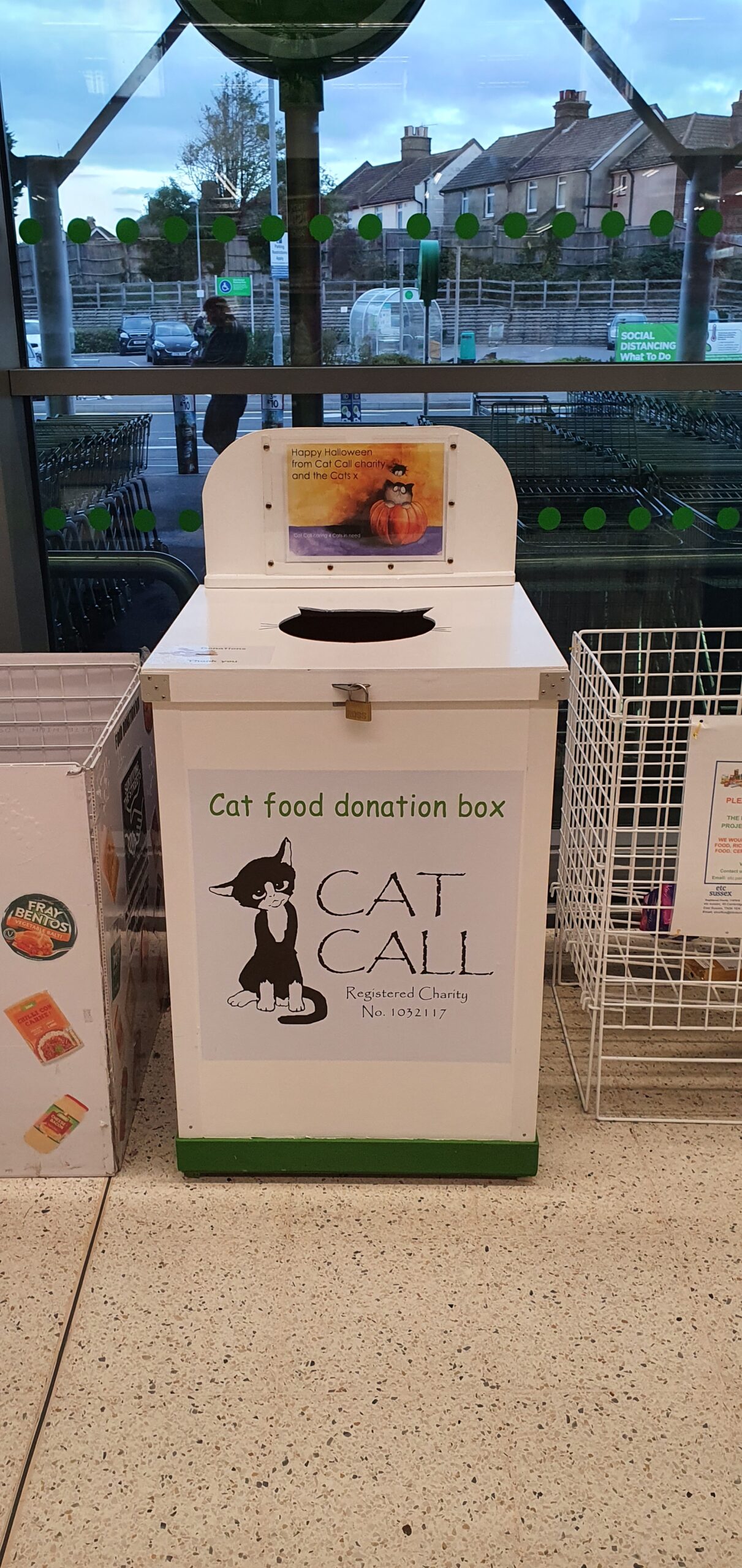 Our Cat Food Donation Box In Asda