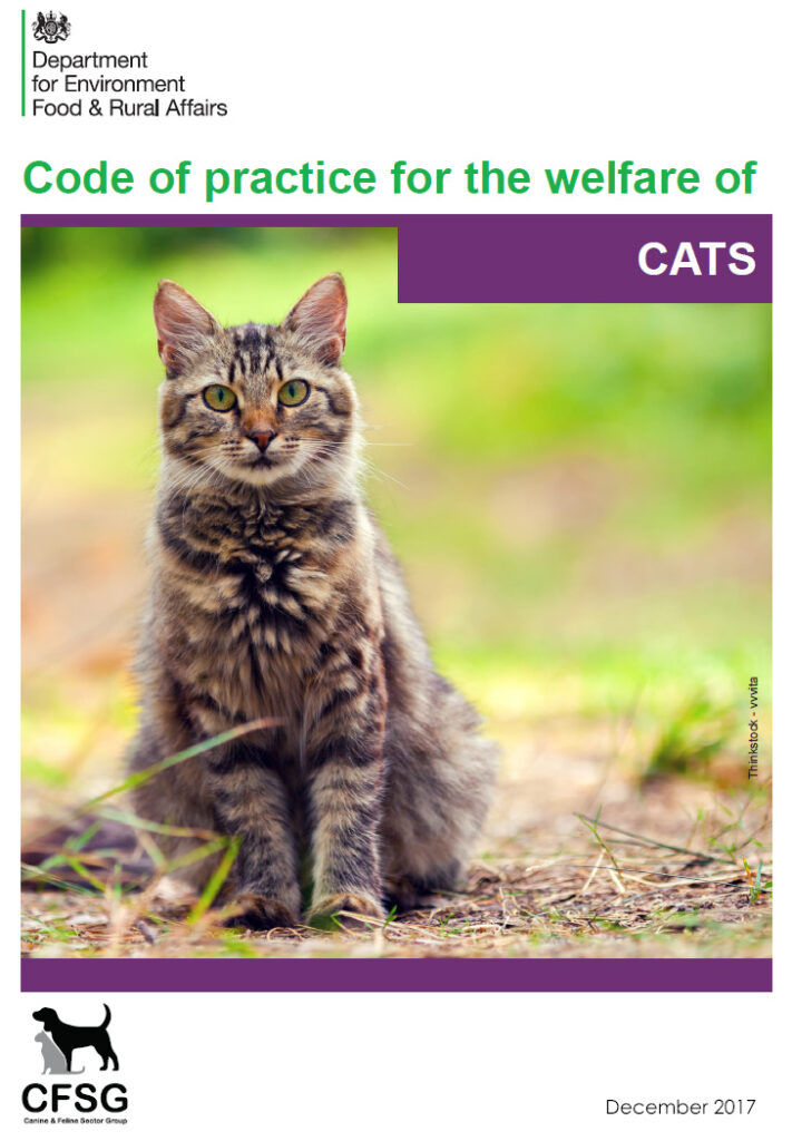 Code of practice owning and caring for a Cat