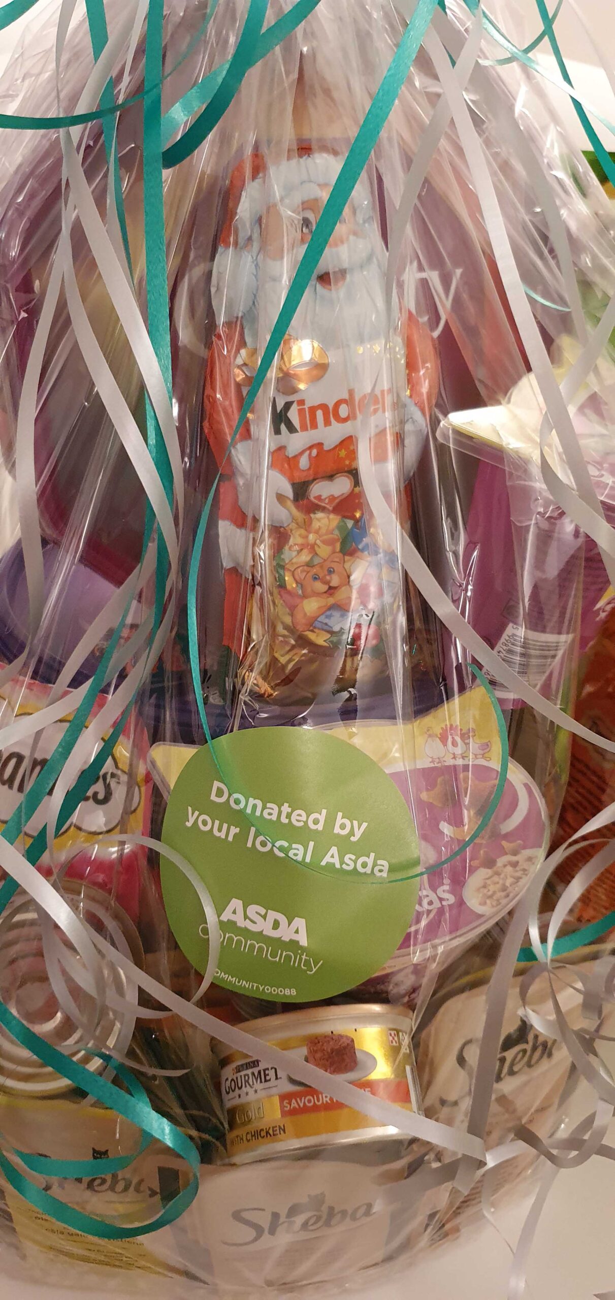 Donated by Asda to Cat Call Charity Hastings