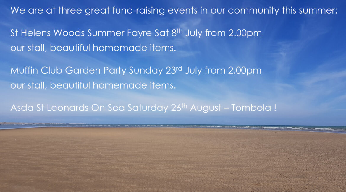 Our Fund Raising Events Summer 2023