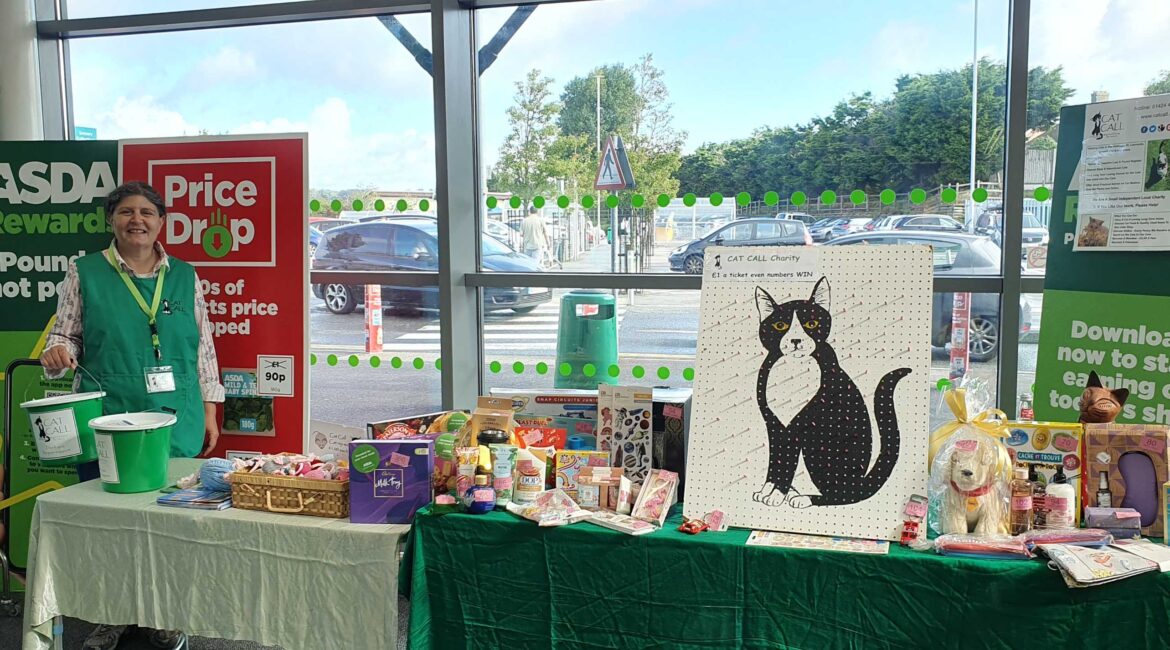Great Fun at our Cat Call Tombola Event in Asda