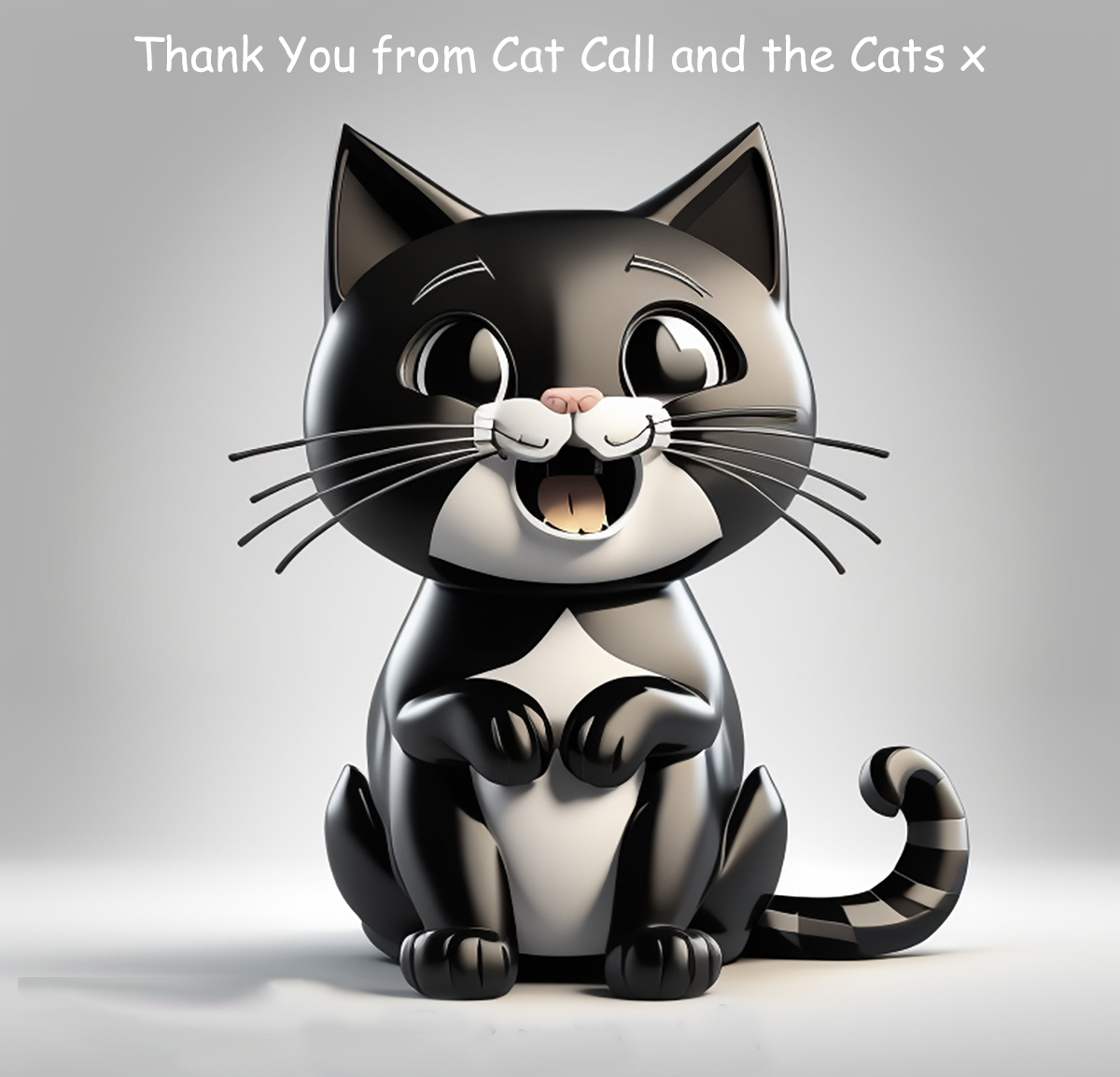 Rescued Cats say thank you x