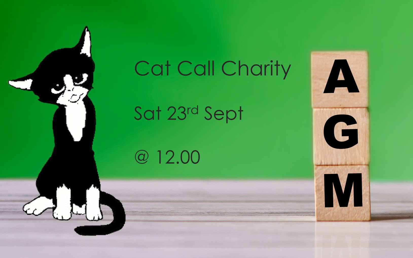 Cat Call Charity AGM Sat 23rd Sept