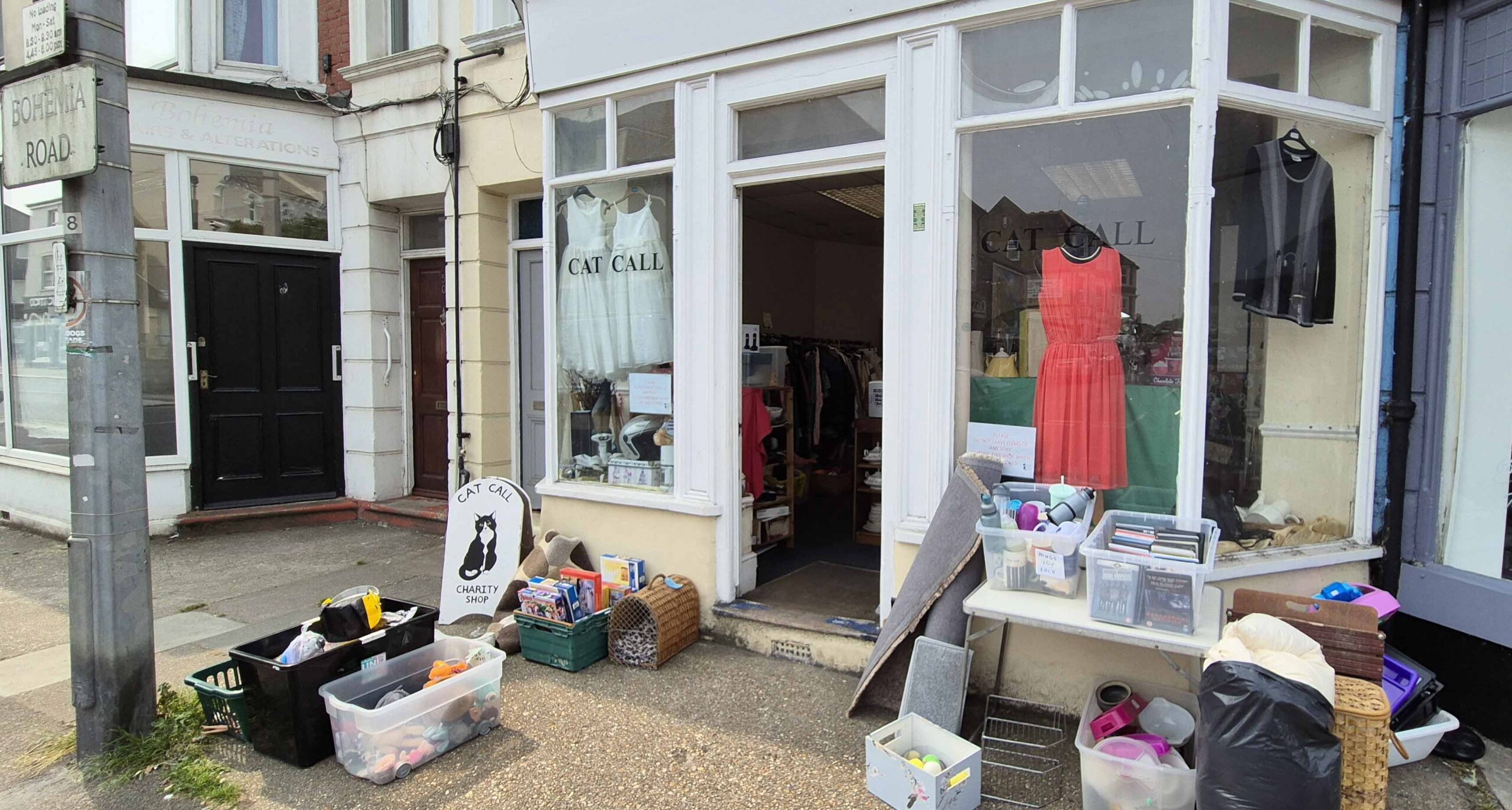 Cat Call's Charity shop