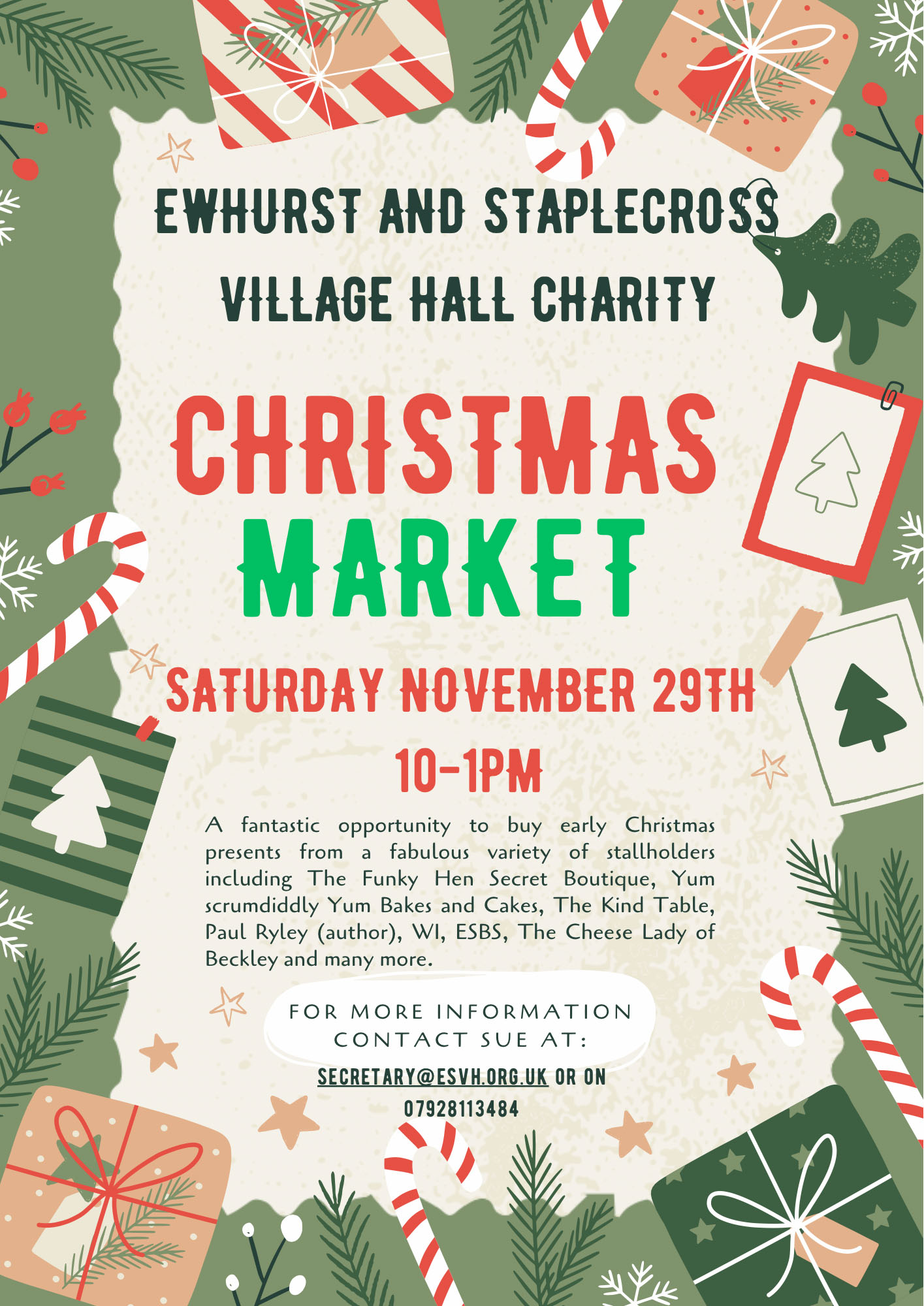Staplecross Christmas Market FunSat 29th Nov