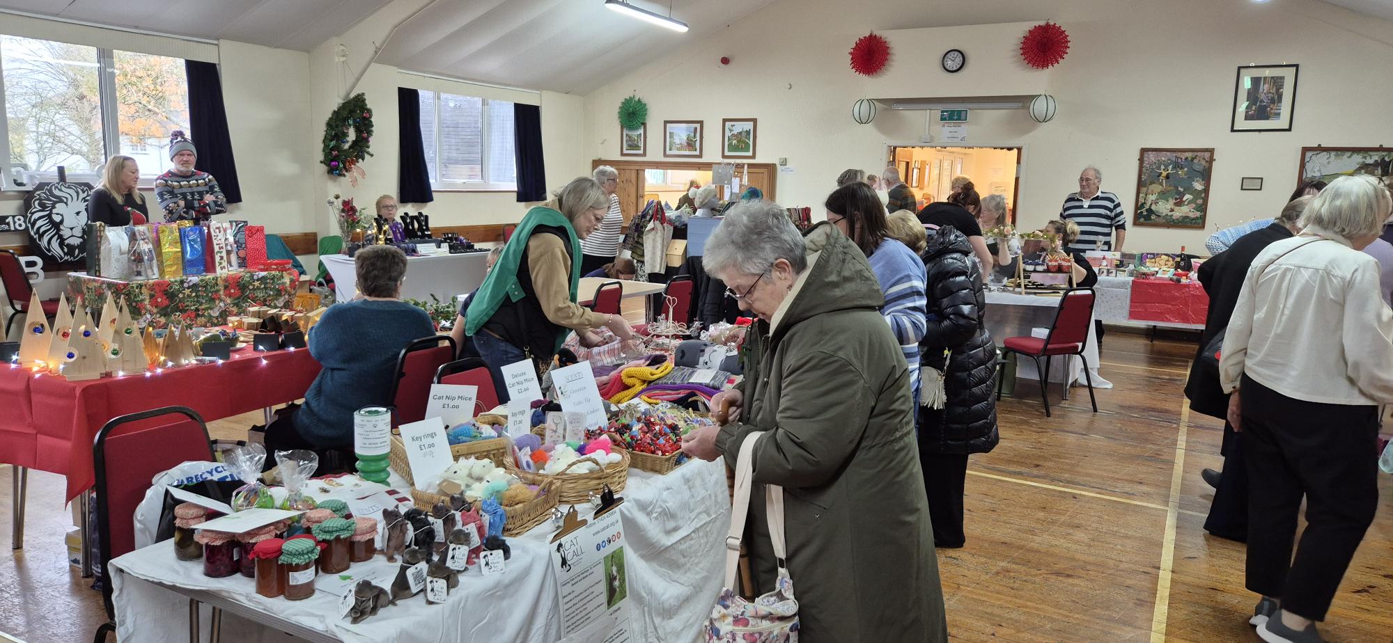Christmas Market near the Thursday Murder Club