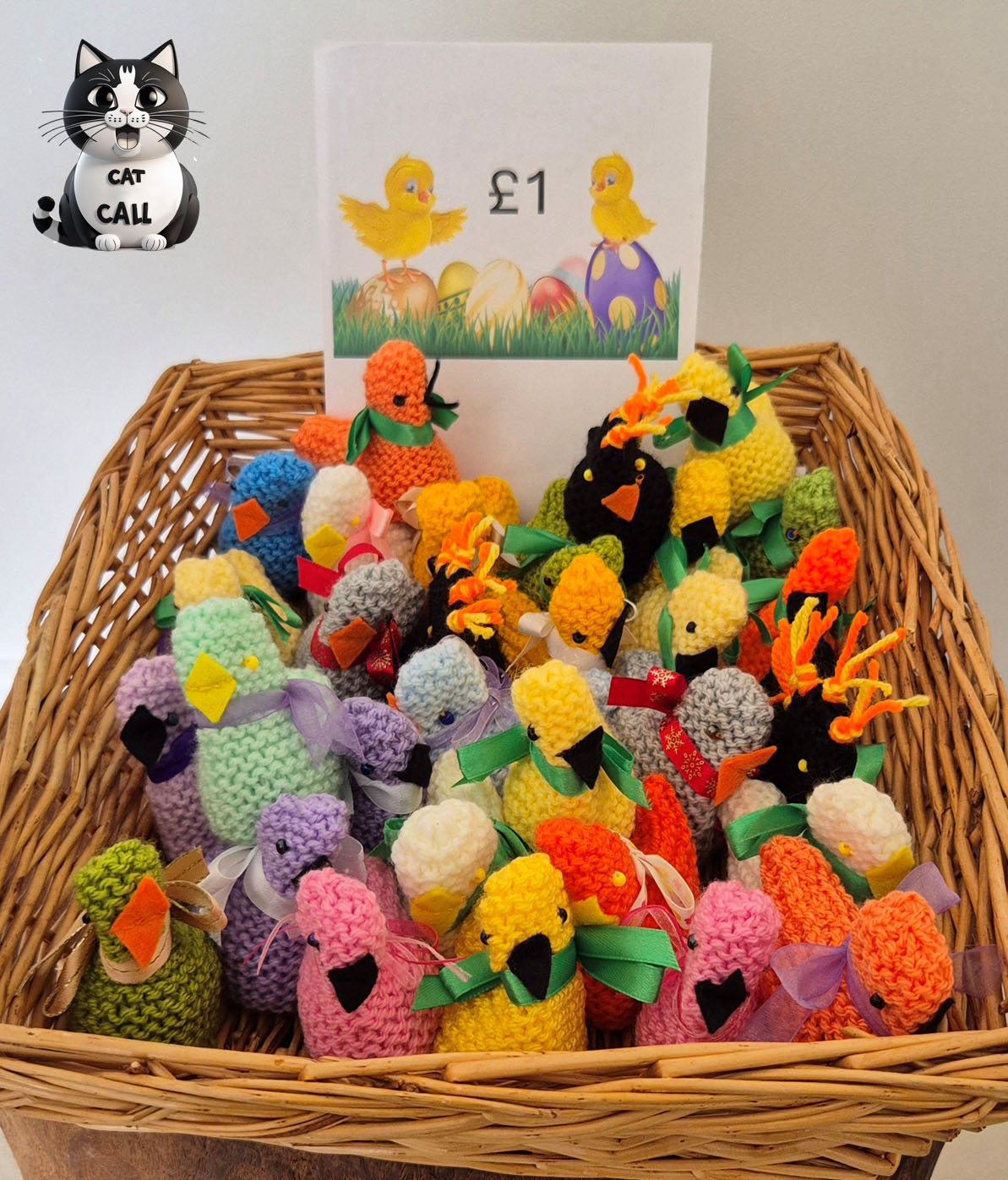 Cat Call Easter table sale 28th March