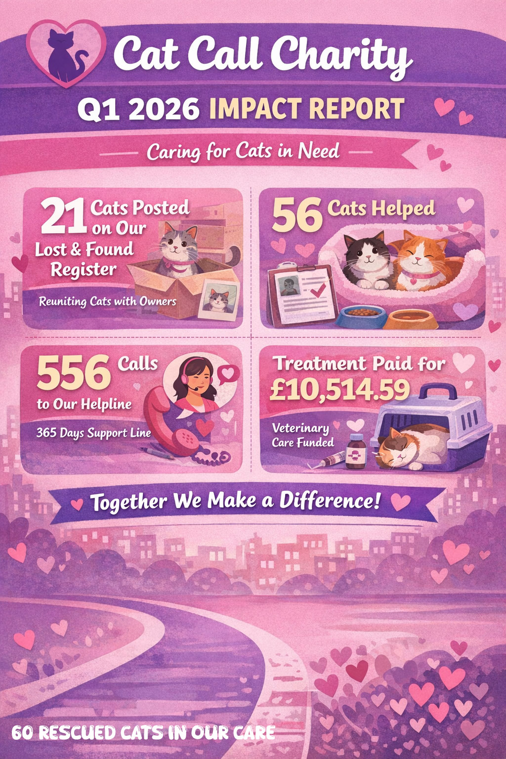 Cat Call Charities work