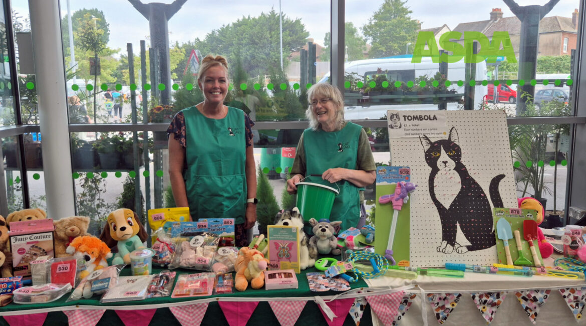 THANK YOU to everyone who came to the Cat Call Tombola at ASDA St Leonards THANK YOU to everyone who came to the Cat Call Tombola at ASDA St Leonards