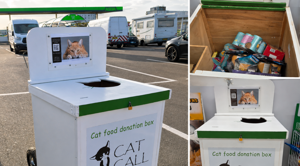 THANK YOU to everyone who donates through our box in Asda, St Leonards-on-Sea.