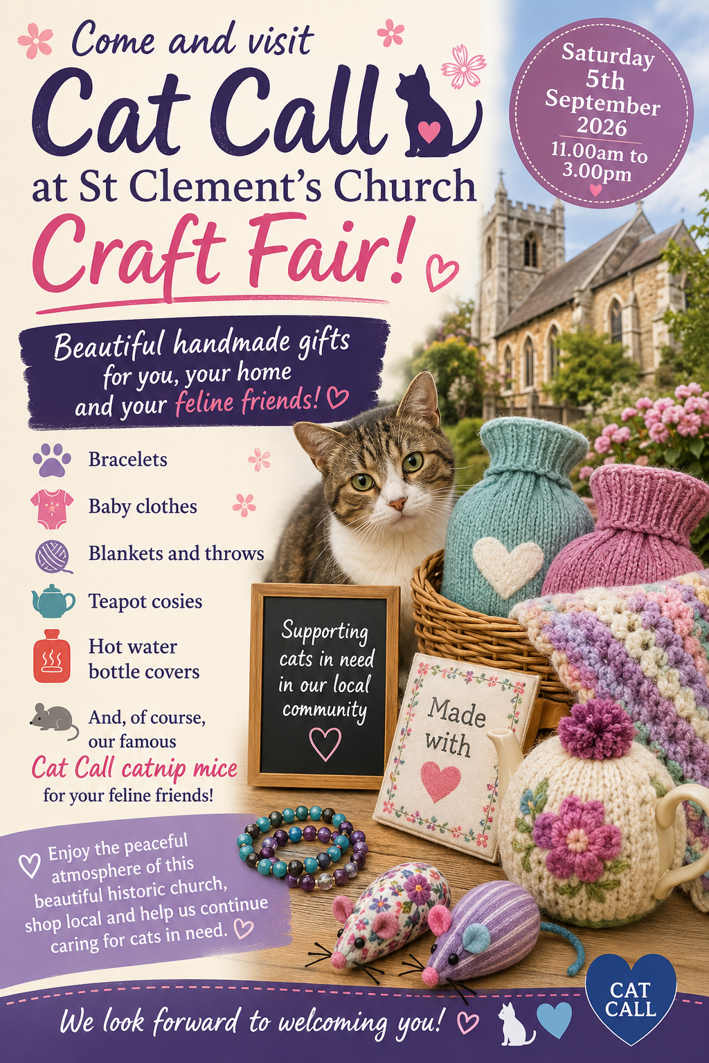 Craft fair at St Clements church Hastings Old Town