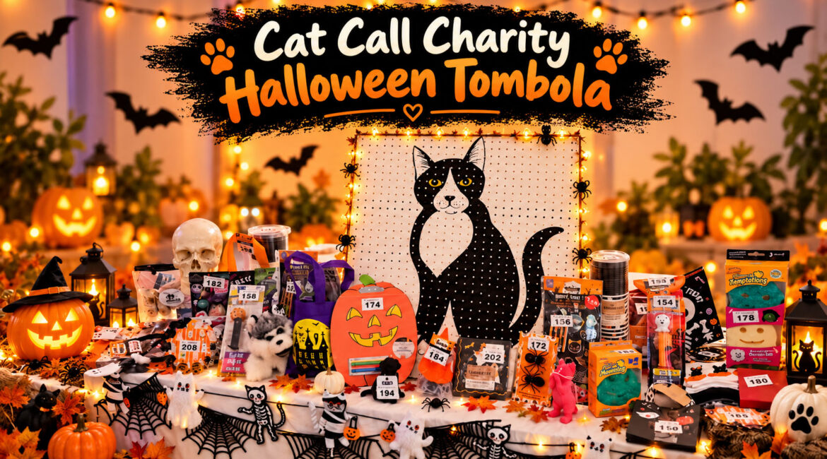 Cat Call Charity Halloween Tombola at Asda St Leonards On Sea – Saturday 10th October